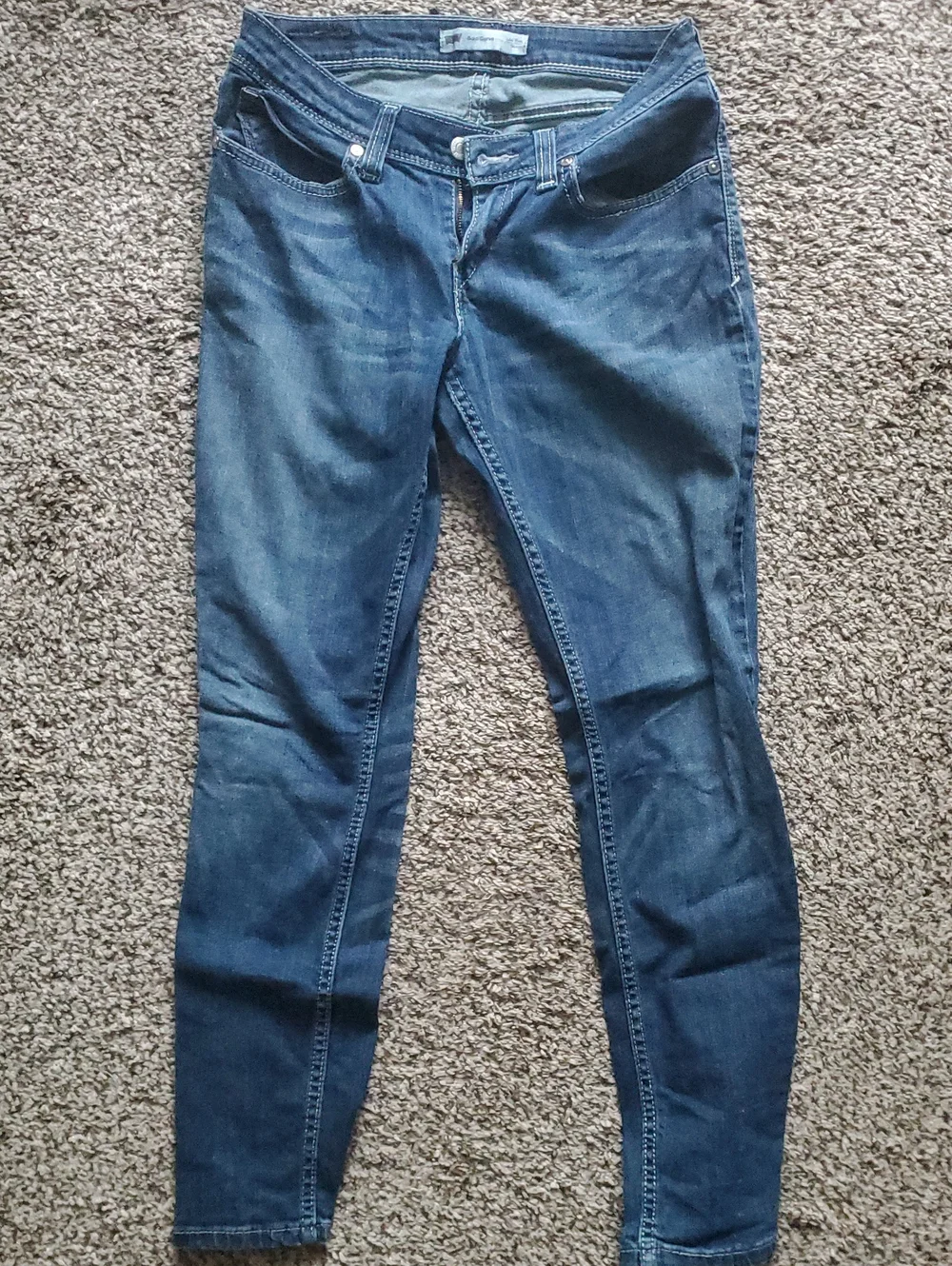 Levi's Women's Bold Curve Skinny Jeans in Dark Blue Wash
